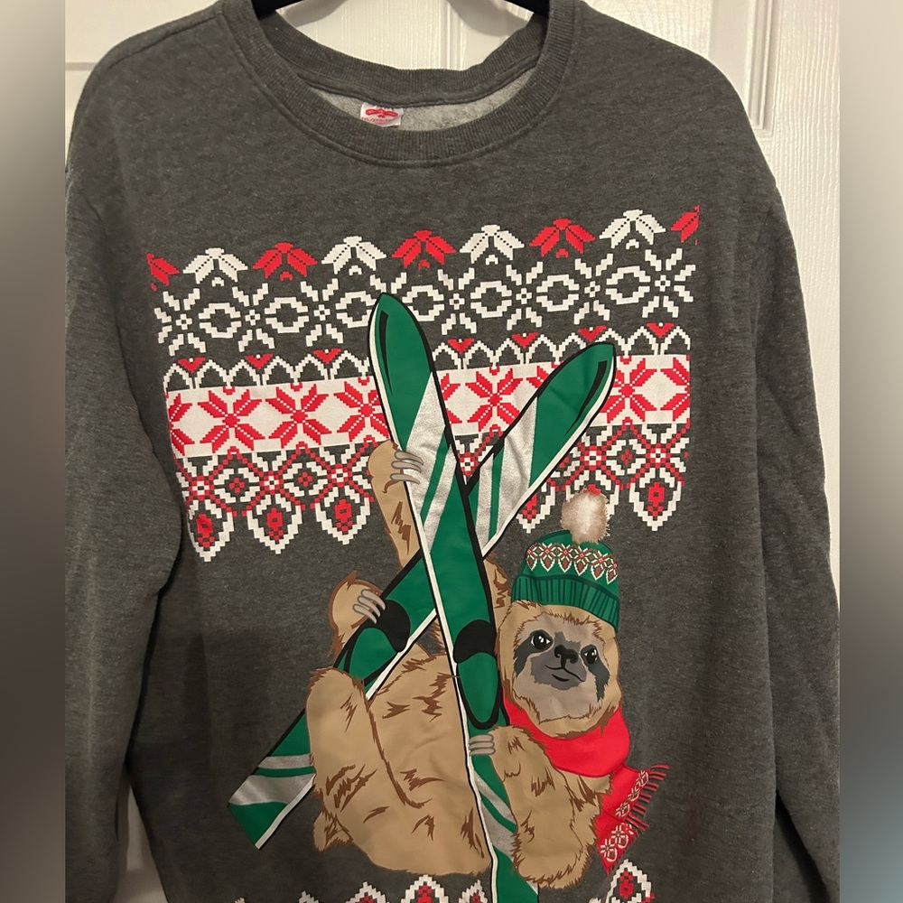 2X Sloth Christmas Sweatshirt